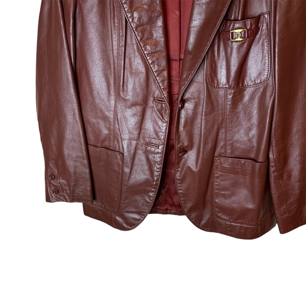 Vintage Aigner Leather Jacket - Picture 3 of 9